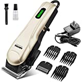 AIBORS Dog Clippers for Grooming for Thick Coats Heavy Duty Low Noise Rechargeable Cordless Pet Hair Grooming Clippers, Professional Dog Grooming Kit Dog Trimmer Shaver for Small Large Dogs Cats Pets