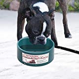Heated Pet Water Bowl 2.2 Liters Dog Thermal-Bowl Pet Heating Water Dish for Dogs, Cats, Chickens, Ducks