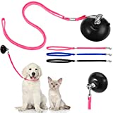 Frienda 4 Pieces Dog Bathing Tether with Suction Cup Pet Dog Grooming Tub Restraint Loops and Adjustable Dog Cat Fixed Safety Rope for Pet Shower Bathing Grooming
