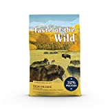Taste of the Wild High Prairie Canine Grain-Free Recipe with Roasted Bison and Roasted Venison Adult Dry Dog Food, Made with High Protein from Real Meat and Guaranteed Nutrients and Probiotics 28lb