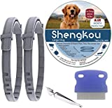 Flea and Tick Collar for Large Dog, Safe, Waterproof, Free Comb, Charity 2 Packs