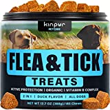 Natural Flea and Tick Chews for Dogs - No Collars, No Mess - Easy Help with Flea and Tick for Dogs - American Quality - for All Breeds and Ages - Duck-Flavored Treats - 180 Flea Chews for Dogs