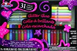 Elmer's 3D Washable Glitter Glue Pens, 31 Rainbow and Glitter Colors (E198)