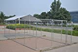ChickenCoopOutlet Backyard Dog Kennel Outdoor Pet Pen Chain Link Fence House Large Cage 20'x10'x6' i.e. 3x6 Meters