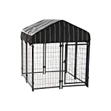Lucky Dog Pet Resort Kennel with Cover (52'H x 4'W x 4'L)
