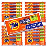 Washing Machine Cleaner by Tide, 21 Count, NEW Milder Scent with the Power of Oxi, Washer Machine Cleaner Powder Detergent for Front and Top Loader Machines