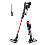 EUREKA Cordless Vacuum Cleaner, High Efficiency for All Carpet and Hardwood Floor LED Headlights, Convenient Stick and Handheld Vac, Basic Red