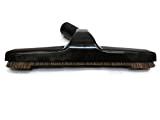 Hardwood Universal Vacuum Cleaner Floor Brush 1 ¼ inch (1.25'') (32mm) Inner Diameter with Horse Hair Soft Bristles 10” Wide Black