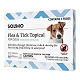Amazon Brand - Solimo Flea and Tick Topical Treatment for Dogs, For Medium Dogs (23-44 pounds), 3 Doses