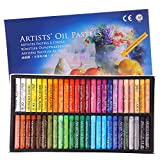 Oil Pastel Set,Professional Painting Soft Oil Pastels Drawing Graffiti Art Crayons Washable Round Non Toxic Pastel Sticks for Artist,Kids,Student,Beginner (50 Colors)