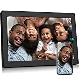 BSIMB WiFi Digital Picture Frame 10.1 Inch 16GB Digital Photo Frame 1280x800 IPS Touch Screen Auto Rotate Motion Sensor Upload Photos/Videos via App, Email, Gift for Grandparents