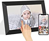 Ikismet Digital Picture Frame, 8 inch Smart Photo Frame with 1280x800 IPS Touch Screen, 8GB Storage, Auto-Rotate and Slide Show, Share Moments via Frameo APP from Anywhere (Black)