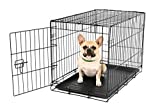 Carlson Pet Products SECURE AND FOLDABLE Single Door Metal Dog Crate, Small