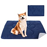 Dog Mats for Sleeping, Dog Crate Mat with Anti-Slip Bottom Dog Crate pad, Breathable Dog Bed Kennel Pad, Dark Colored to Hide Stains, Washable Pet Mattress