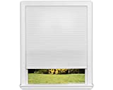 Redi Shade Easy Lift Trim-At-Home Cordless Cellular Light Filtering Fabric Shade (Fits Windows 19'-36'), 36 Inch x 64 Inch, White