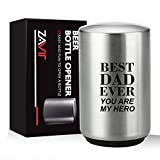 Fathers Day Unique Gifts for Dad from Daughter Son Kids,Bottle Opener,BEST DAD EVER,Stocking Stuffers Christmas,Valentines Birthday Present Idea for Father,Beer Gadget for Dad