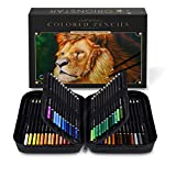 Orionstar Professional Colored Pencils Set of 72 Color Pencils with Zipper Case, Luminance Map Pencils by Numbers with Premium Soft Core for Adult Artists Women, Blending Drawing for Coloring Book