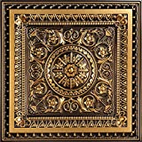 La Scala-Faux Tin ceiling Tile - Antique Gold