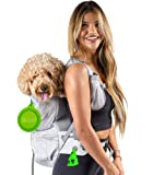 FUR CADET Plush and Comfy Dog Carrier Backpack for Hiking and Selfie-Worthy Adventures, Loaded with Pockets, Collapsible Dog Bowl and Potty Bags, Premium Pet Carrier Bag for Travel