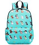 Abshoo Little Kids Dog Toddler Backpacks for Boys and Girls Preschool Backpack With Chest Strap (Dog Teal)