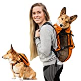 K9 Sport Sack Walk-On | Dog Carrier Dog Backpack with Harness & Storage (Large, Sunset Orange)