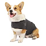 Apetian Anxiety Vest for Dogs Thunder Jacket Calming Shirts for Dogs Anxiety Jacket Dog Compression Vest Calming Wrap (A1-Dark Grey, Medium)