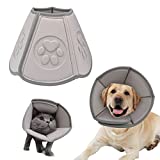 Banooo Dog Cone Collar Soft, Pet Recovery Cone for Dogs and Cats, Protective Collar After Surgery for Small Medium Large Dogs (X-Large)