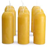 UCO 12-Hour Natural Beeswax Survival Candles, Long-Burning Emergency Candles Candle Lantern, 9 Pack