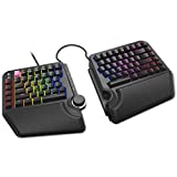 Cloud Nine ErgoTKL Ergonomic Tenkeyless Mechanical Keyboard for PC – Cherry MX Brown – TKL RGB Backlit Ergo Split Key Board