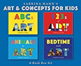 Sabrina Hahn's Art & Concepts for Kids 4-Book Box Set: ABCs of Art, 123s of Art, Animals in Art, and Bedtime with Art