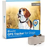tractive Waterproof GPS Dog Tracker - Location & Activity, Unlimited Range & Works with Any Collar (Color - Coffee), Beige, TRNJA4