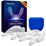 Neomen Mouth Guard for Grinding Teeth- 2 Sizes, Pack of 4 - New Upgraded Dental Night Guard for Clenching Teeth, Stops Bruxism, Tmj & Eliminates Teeth Clenching, 100% Satisfaction