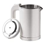 0.5L Portable Electric Kettle, Mini Travel Kettle, Stainless Steel Water Kettle - Perfect For Traveling Cooking Noodles, Boiling Water, Eggs, Coffee, Tea(White 110V)