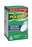 Polident Overnight Whitening Triple Mint Freshness Antibacterial Denture Cleaner Tablets - 84 CT