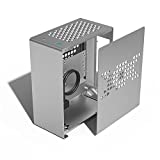 Mini-ITX Case Micro PC Case - Aluminum Portable Computer Case - Small Backpack PC Case for Gaming with PCI-E Riser Cable…