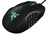 Razer RZ01-01050100-R3M1 Naga Left-Handed - Ergonomic MMO Gaming Mouse with 12 Programmable Thumb Buttons - 8,200 Adjustible DPI