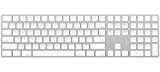 Apple Magic Keyboard with Numeric Keypad - US English, Includes Lighting to USB Cable, White