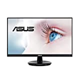 ASUS 27” 1080P Monitor (VA27DCP) - Full HD, IPS, 75Hz, USB-C 65W Power Delivery, Speakers, Adaptive-Sync/FreeSync, Eye Care, Low Blue Light, Flicker Free, VESA Mountable, Frameless, HDMI