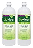 Biokleen Bac-Out Enzymatic Drain Cleaner - 32 Ounce (2 Pack) - Enzyme Prevents Clogs, Eco-Friendly, Live Enzyme-Producing Cultures and Plant Extracts, No Artificial Fragrance or Preservatives