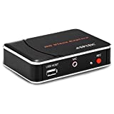 1080P HDMI Video Capture Card HD Game Recorder Compatible with Xbox One/360/ PS4/ Wii U/Nintendo Switch and Support Mic in for Commentary - No PC Required