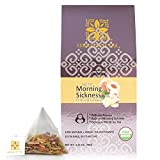Secrets of Tea Morning Sickness Tea - Pregnancy Tea for Constipation | Nausea Tea for Pregnant Women - USDA Organic Caffeine Free Tea - Up to 40 Servings.- Peach and Ginger Flavor - 20 Count(1 Pack)