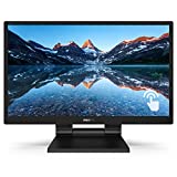Philips 242B9T 24' Touch Screen Monitor, Full HD IPS, 10-Point capacitive Touch, USB 3.1 hub, Speakers, IP54 dust and Water Resistant, Win10/Android Compatible, 4Yr Advance Replacement Warranty