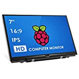 HMTECH 7 Inch Raspberry Pi Screen 800x480 HDMI Portable Monitor IPS LCD Screen Display for Raspberry Pi 4/3/2/Zero/B/B+ Win10/8/7 (Non-Touch)