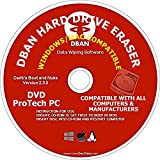 Cyber Professional Hard Drive Eraser DVD Stop Identity Theft Completely Wiped Out Personal Information, Passwords, Sensitive Bank Accounts Information PC Mac Laptop Desktop Microsoft Compatible
