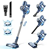 Cordless Vacuum Cleaner with LED Display, 20000Pa Stick Vacuum 4 in 1, Lightweight, Up to 30 Minutes Runtime, for Hardwood Floor, Carpet, Pet Hair, Perfect Cordless Stick Vacuum for Your Family, W200