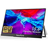 Portable Monitor, Ultra Slim Portable Monitor for Laptop HDMI USB C, InnoView 15.6” FHD 1080P HDR IPS Screen 178°Full View, for MacBook/iPhone/Android Xbox Switch PS5 Raspberry Pi
