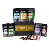 Tiesta Tea Top 8 Favorites Tea Sampler Set, Up to 80 Cups, High to No Caffeine, Hot & Iced Tea, Loose Leaf Tea Variety Pack with Green, Herbal, Black & Chai Tea, 8 Sample Pouches