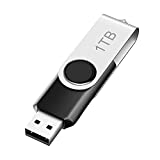 USB 3.0 Flash Drive 1TB, SXINDE Ultra High Speed Flash Memory Stick 1000GB Compatible with Computer/Laptop, Portable Metal Thumb Drive 1TB with Rotated Design - Read and Write Speeds up to 60Mb/s