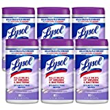 Lysol Disinfectant Wipes, Multi-Surface Antibacterial Cleaning Wipes, For Disinfecting and Cleaning, Early Morning Breeze, 80 Count (Pack of 6)