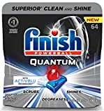 Finish - Quantum - 64ct - Dishwasher Detergent - Powerball - Ultimate Clean & Shine - Dishwashing Tablets - Dish Tabs